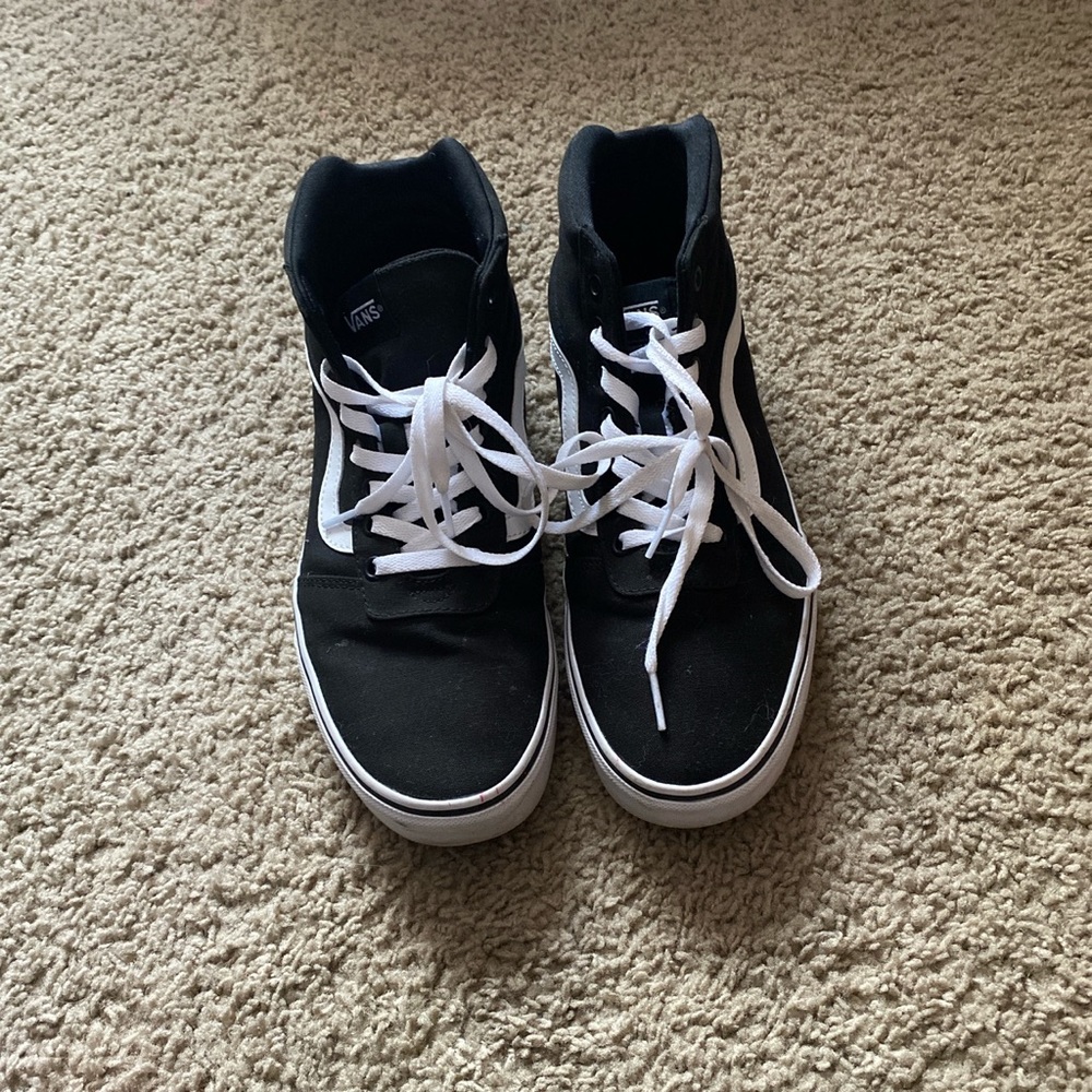 black high top vans